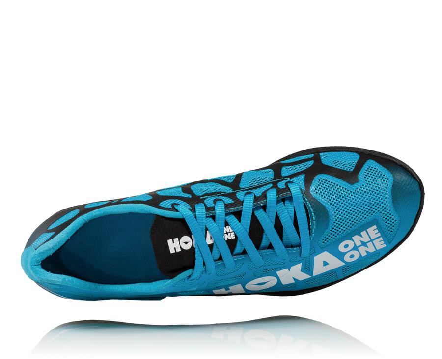 Hoka One One Spikes Damske Modre/Biele - Rocket X - 23815-RQPV